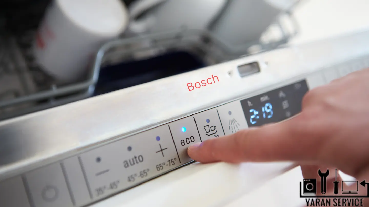برنامه اکو یکی از کاربردی ترین علامت های روی ماشین ظرف شویی بوش